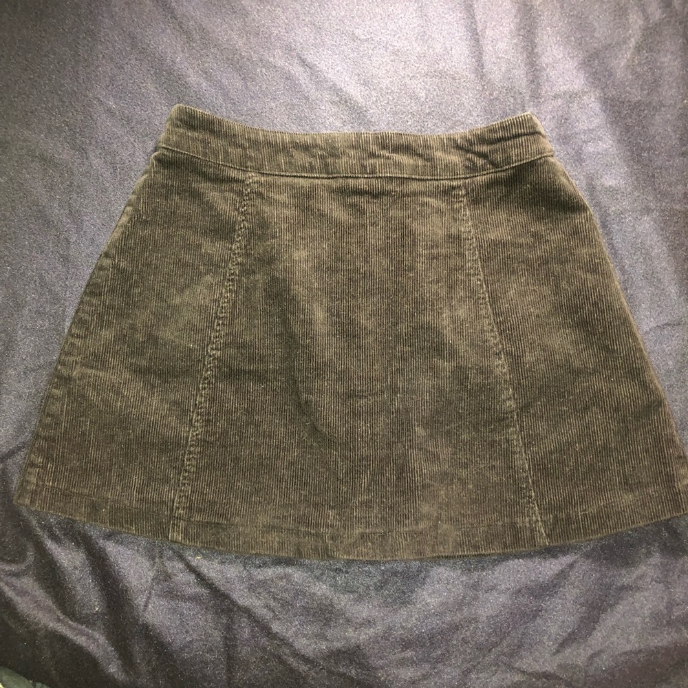 HP 🎉 Black Corduroy Button Up Skirt - Picture 5 of 5